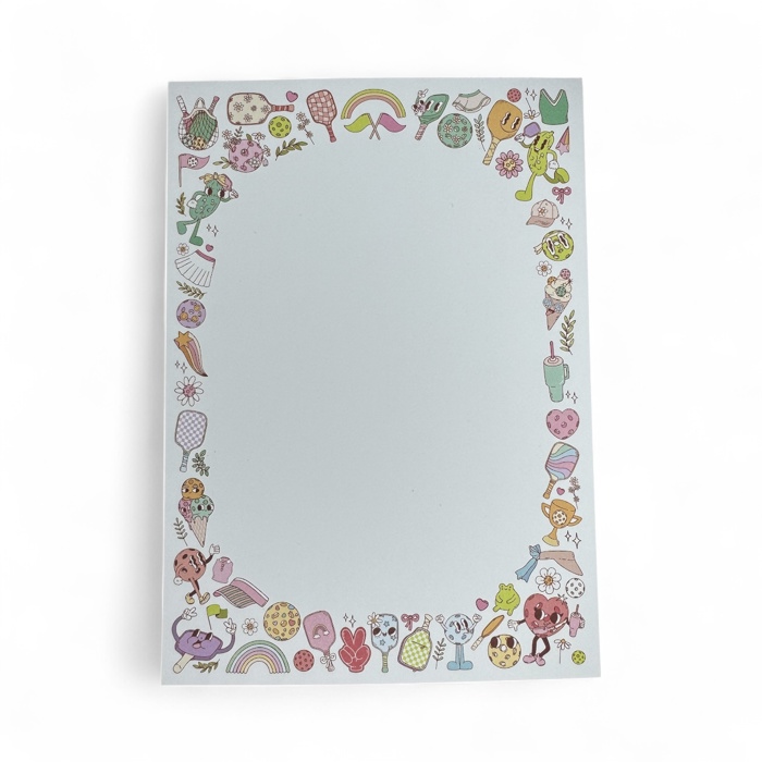 Funky Pickleball 5x7” Notepad