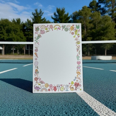 Funky Pickleball 5x7” Notepad