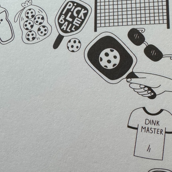 Pickleball Dink Master 5x7” Notepad