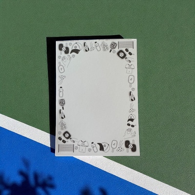 Pickleball Dink Master 5x7” Notepad