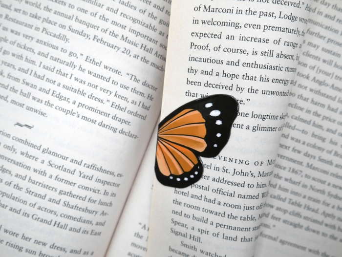 Magnetic Butterfly Bookmarks (Set of 3)