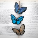  Magnetic Butterfly Bookmarks (Set of 3)