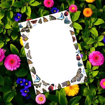 Winged Butterfly & Moth 5x7" Notepad