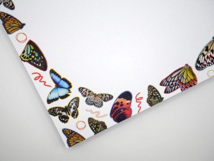 Winged Butterfly & Moth 5x7" Notepad