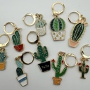  Small Cactus Keychain and Bag Charm