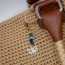  Chakra Rainbow Gemstone Keychain and Bag Charm