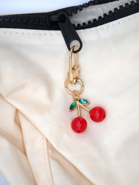 Sparkly Cherry Bag Charm & Keychain