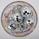  Groovy Disco Ball Keychain and Bag Charm