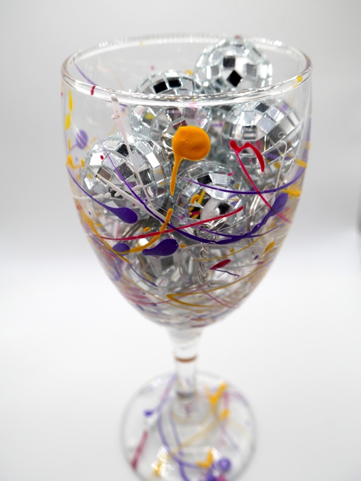 Groovy Disco Ball Keychain and Bag Charm