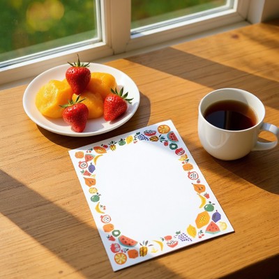 Tropical Fruit 5x7" Notepad