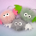  Puffy Bat Buddies Keychains & Bag Charms