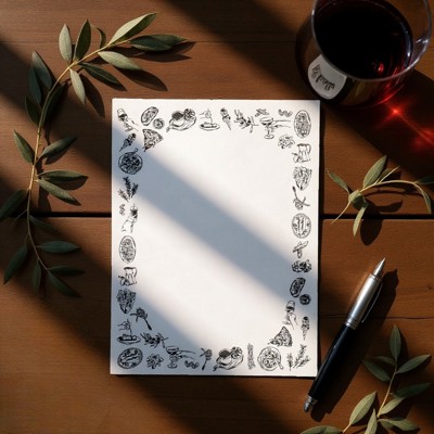 Girl Dinner Foodie 5x7" Notepad