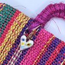  Artistic Colorful Heart Keychain & Bag Charm