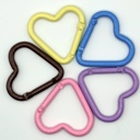  Heart Carabiner Keychain and Bag Charm