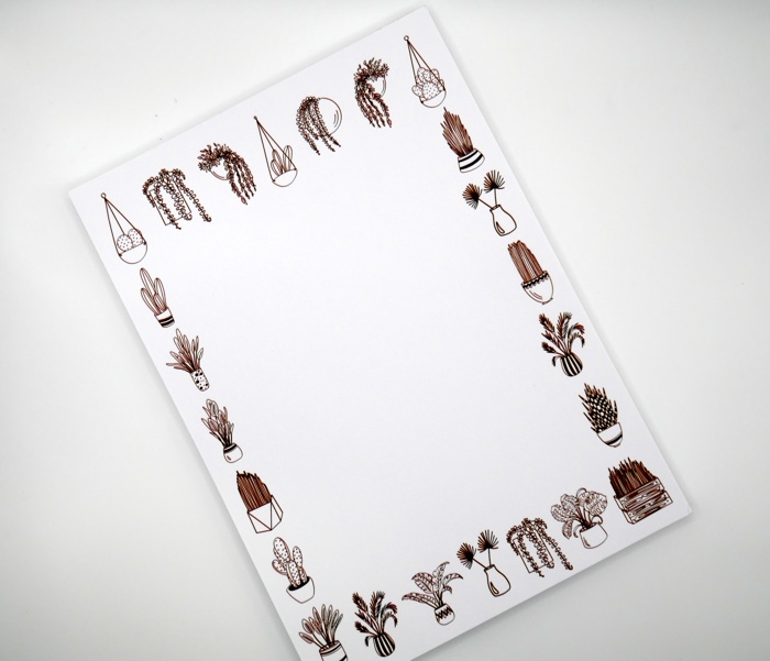 Houseplant Plant Lover 5x7" Notepad