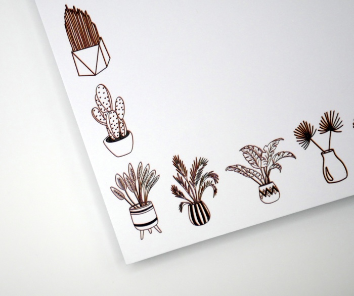 Houseplant Plant Lover 5x7" Notepad