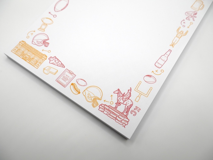 Kansas City Chiefs Football Notepad: Great For Gifts!