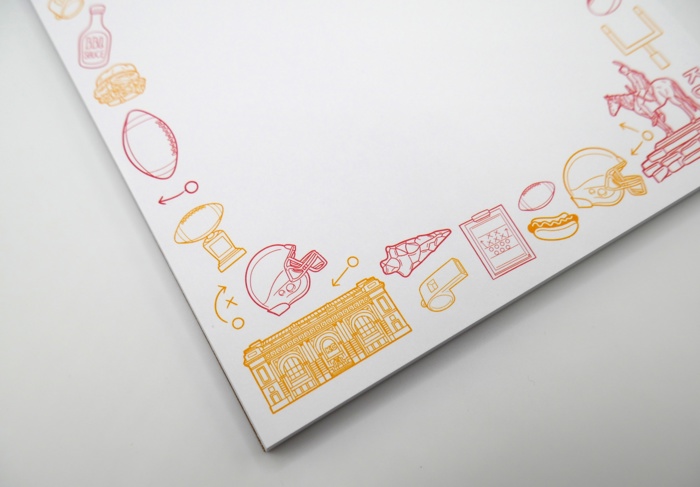 Kansas City Chiefs Football Notepad: Great For Gifts!