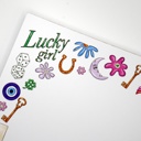  Lucky Girl Good Luck Charms 5x7" Notepad