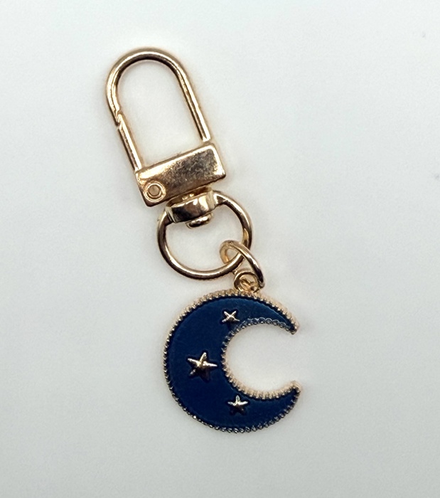 Blue Moon Keychain and Bag Charm
