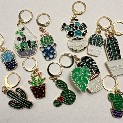 Small Cactus Keychain and Bag Charm