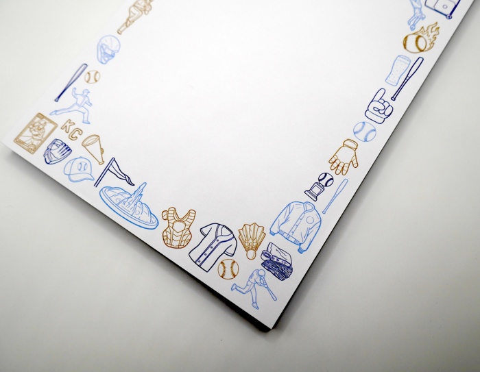Kansas City KC Royals Baseball 5x7" Notepad: Great for Gifts!