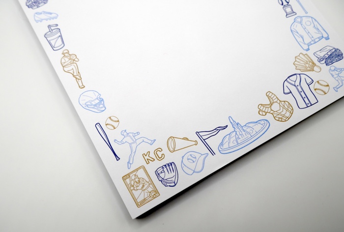 Kansas City KC Royals Baseball 5x7" Notepad: Great for Gifts!
