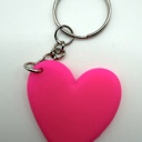  Valentine's Day Colorful Heart Keychain and Bag Charm 