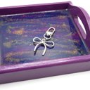  Coquette Silver Bow Metal Keychain and Bag Charm