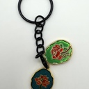  Stained Glass Window Flower Keychain & Bag Charm