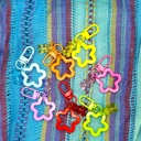  Acrylic Gummy Bear & Star Keychain and Bag Charm