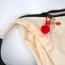  Fuzzy Puff Keychain & Bag Charm