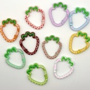  Polka Dot Strawberry Carabiner Keychain and Bag Charm