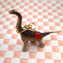  Tiny Heart Bag Charm & Keychain