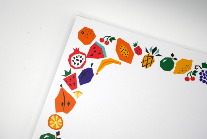 Tropical Fruit 5x7" Notepad