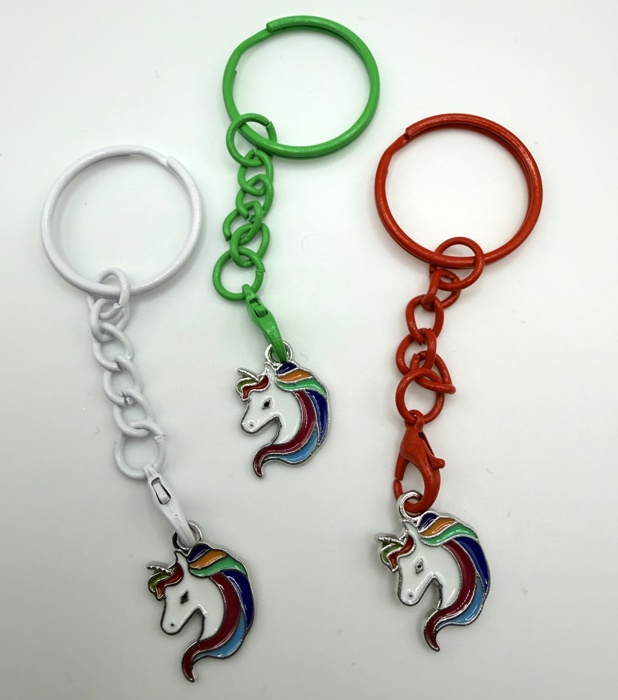 Whimsical Unicorn Bag Charm & Keychain