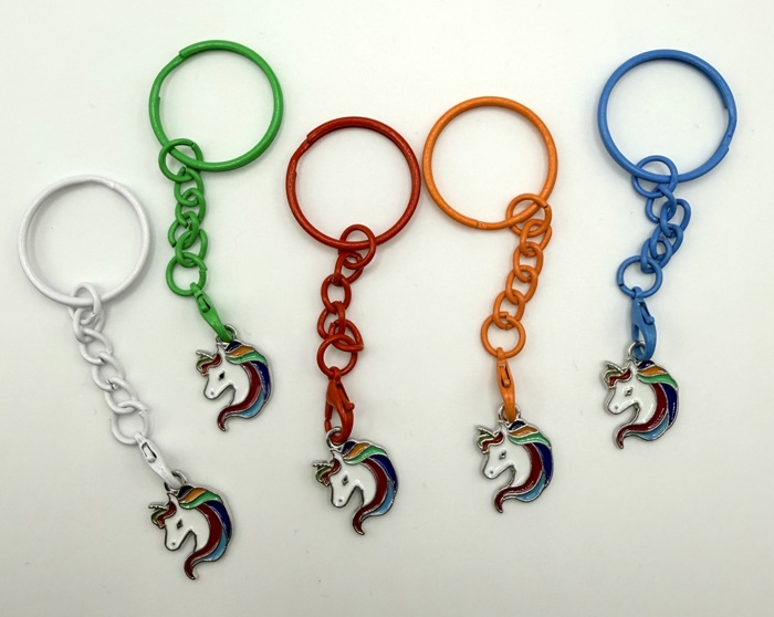 Whimsical Unicorn Bag Charm & Keychain