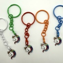  Whimsical Unicorn Bag Charm & Keychain