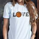  Basketball Love Graphic Tee, Sports Shirt, Bella Canvas