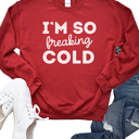  Freaking Cold Sweatshirt