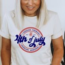  4th Of July Graphic Tee, Bella Canvas Tee, America Shirt