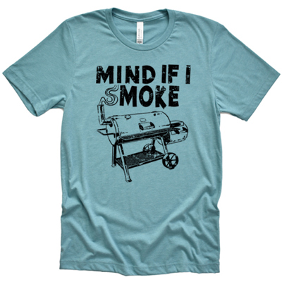 Mind If I Smoke Graphic Tee, Men's Shirt