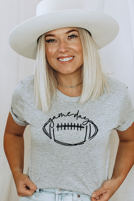 Game Day Football Tee, Bella Canvas Tee, Sports Shirt