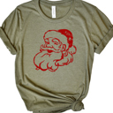  Santa Face Graphic Tee, Bella Canvas Tee