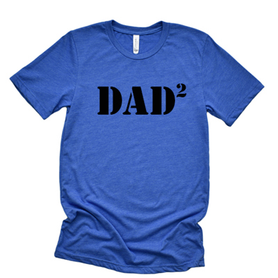 Dad 2 Graphic Tee, Men's Shirt, Father's Day Tee