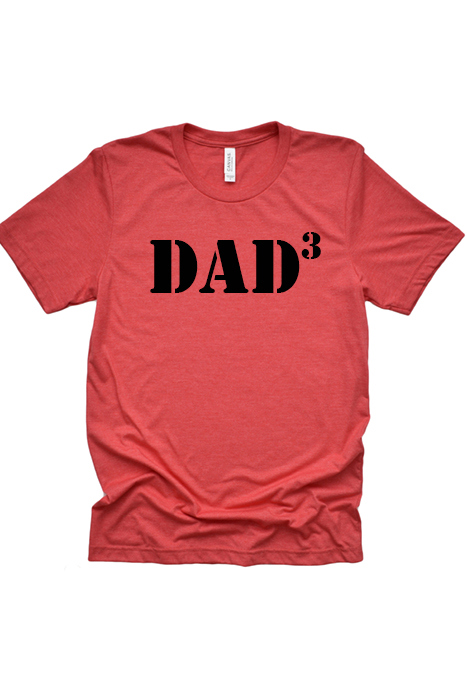 Dad 3 Graphic Tee, Father's Day Shirt