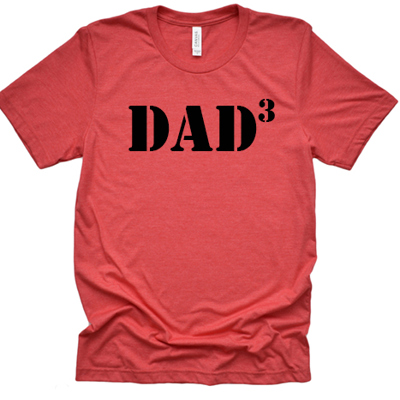 Dad 3 Graphic Tee, Father's Day Shirt