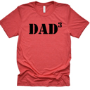  Dad 3 Graphic Tee, Father's Day Shirt