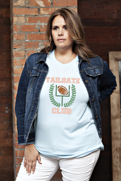 Tailgate Club Graphic Tee, Bella Canvas Tee