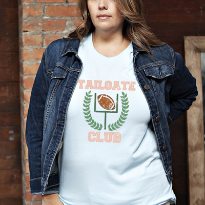 Tailgate Club Graphic Tee, Bella Canvas Tee